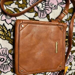 Brown Leather Crossbody Bag